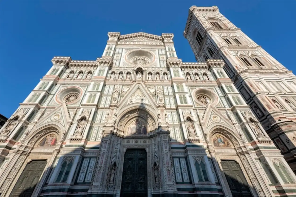 famous duomo Santa Maria del Fiore facade Florence Italy