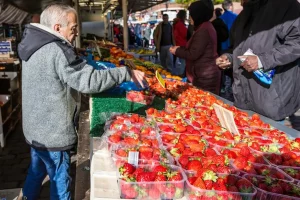 marché Aínsa Aragon étals pyrénées
