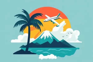 vol avion reunion plage volcan