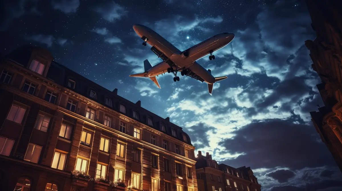 avion atterrissage Montréal nuit, Air Canada Paris CDG YUL