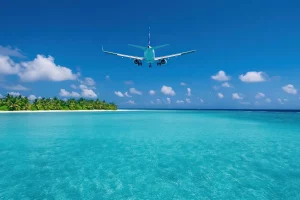 avion survol maldives atoll turquoise
