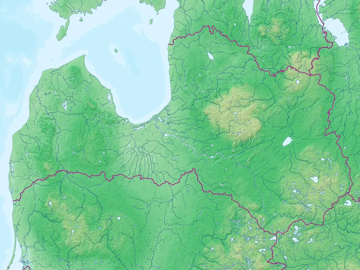carte Québec Canada relief villes lacs