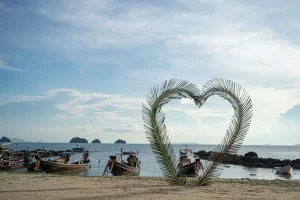 plage cocotiers océan Casamance Sénégal