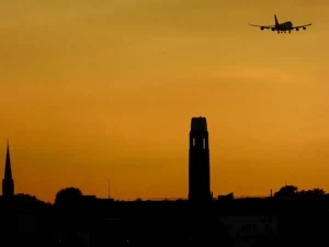 vol avion Alger skyline Algerie