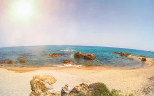 Crète avril plage soleil méditerranée