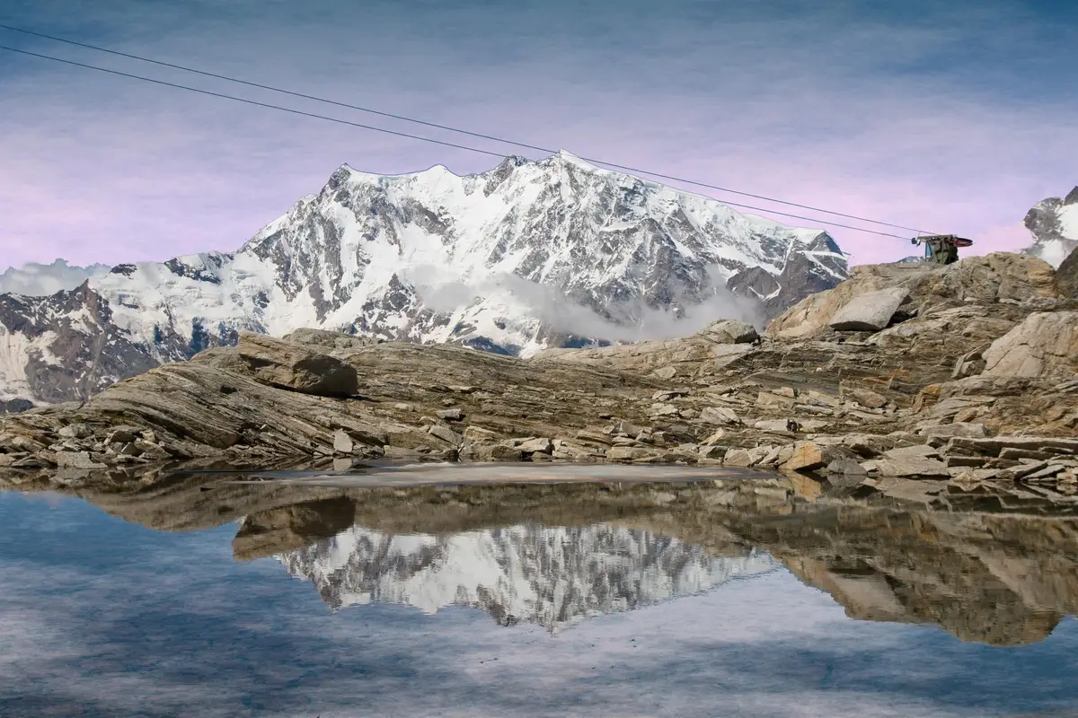 Everest Himalaya frontière Népal Tibet