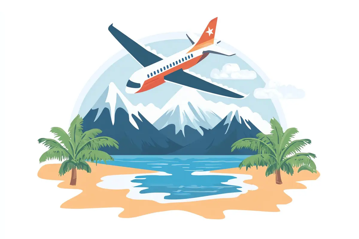avion atterrissage reunion volcan plage turquoise
