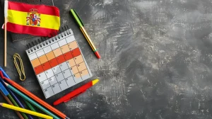 calendrier fériés Espagne 2020, drapeau espagnol, fêtes régionales