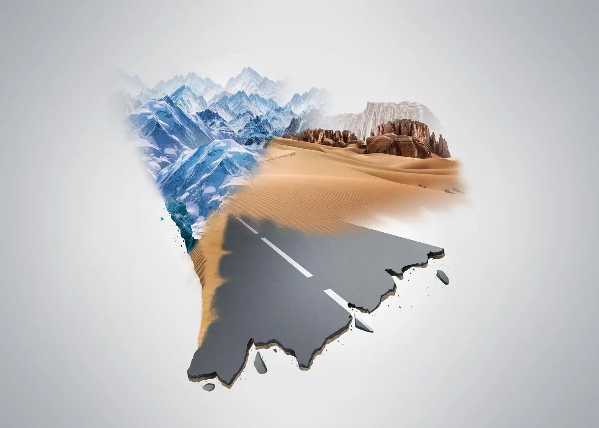 carte Inde Himalaya Gange désert Thar
