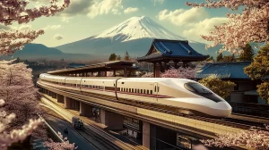 japan temple train