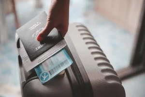carte bancaire valise aéroport