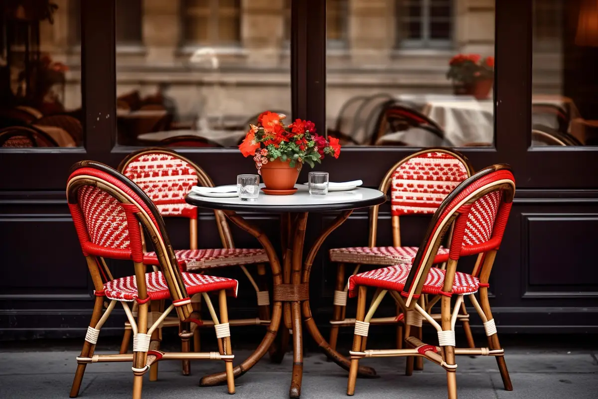 paris bistro table
