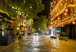 rue de Hanoi nuit
