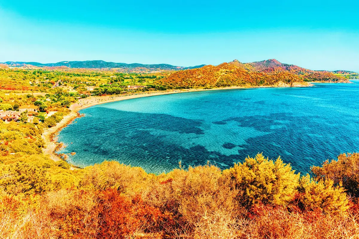 grece automne mer