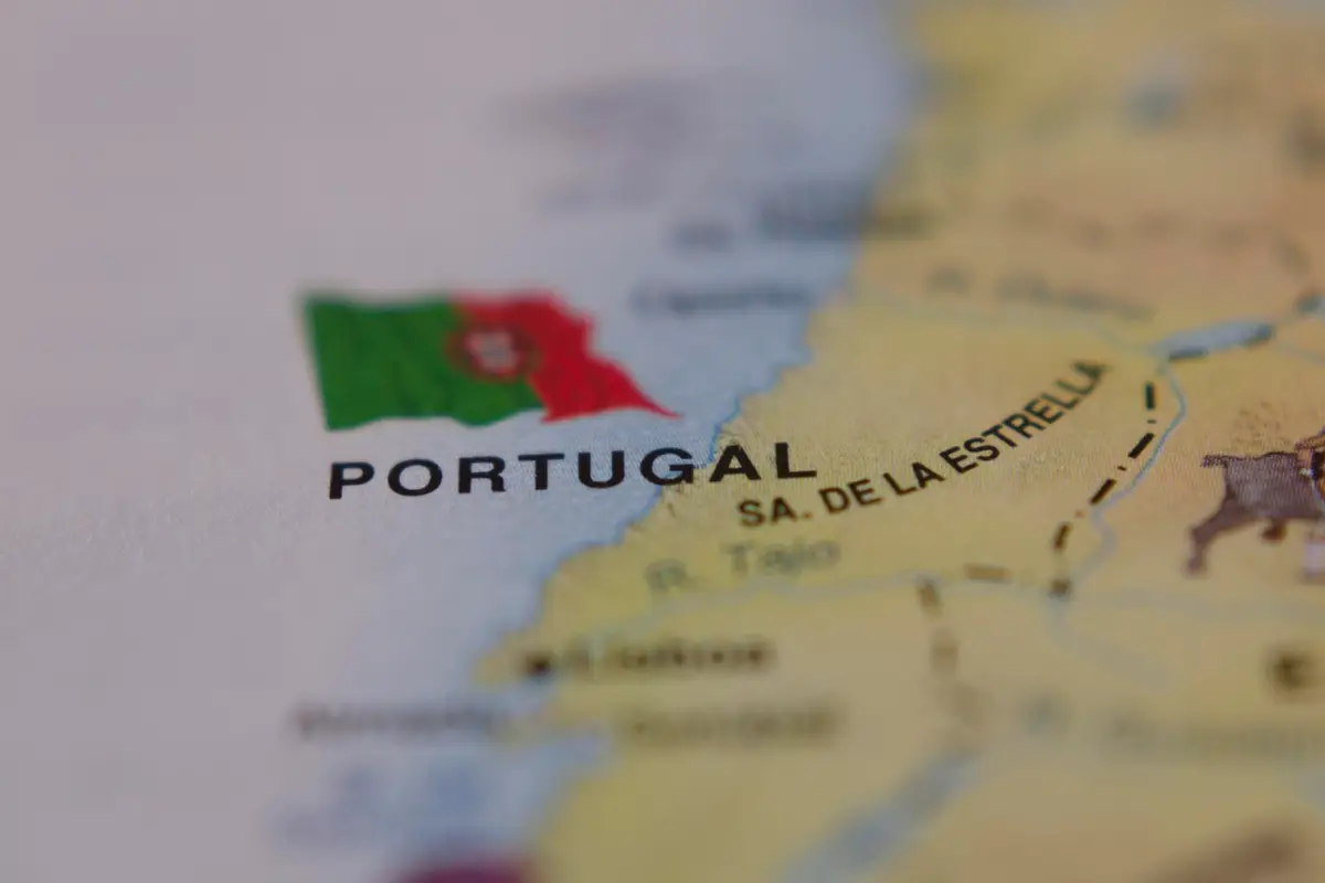 portugal coast map