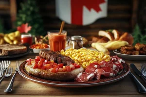 canadian food table
